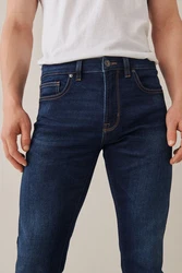 Next Skinny-fit-Jeans Motion Flex Stretch Jeans Dunkelblau/Blau