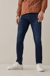 Next Skinny-fit-Jeans Motion Flex Stretch Jeans Dunkelblau/Blau