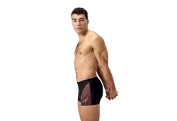 Speedo Badehose Medley Logo Aquashort Rot/Dunkelrot
