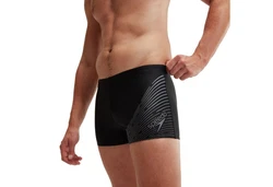 Speedo Badehose Medley Logo Aquashort Rot/Schwarz/Dunkelrot/Orange/Hellblau