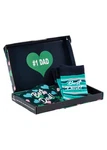 Apollo Socken Geschenkbox (3er Pack) Super-Dad oder Best Dad verschiedenfarbig