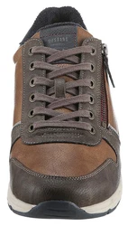 Mustang Shoes Sneaker mit Reißverschluss Braun/Khaki/Dunkelbraun/Beige/Grau/Dunkelgrün