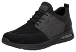 Rieker Slip-On Sneaker Schlupfschuh Schwarz/Dunkelgrau/Grau
