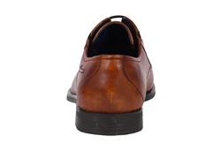 bugatti Schnürschuh Savio Evo Braun/Orange/Beige