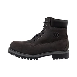 bugatti Schnürstiefel Dunkelbraun/Braun/Schwarz