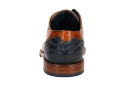 bugatti Schnürschuh Mansueto Flex Evo Braun/Hellblau