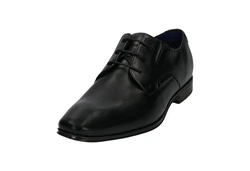bugatti Schnürschuh 'Morino' Hellblau/Schwarz/Dunkelblau