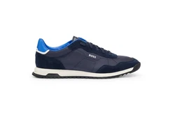 BOSS Herren Sneaker Zayn Lowp Blau/Dunkelblau/Hellblau