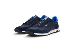 BOSS Herren Sneaker Zayn Lowp Blau/Dunkelblau/Hellblau