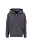 Alpha Industries Hoodie Back Print Zip Hoodie Dunkelgrau/Hellgrau/Dunkelblau/Grau