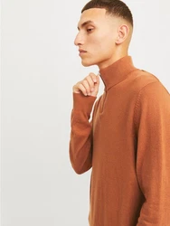 JACK & JONES Pullover 'JJEEmil' cognac
