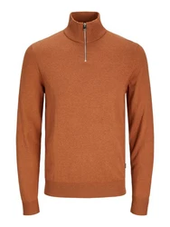 JACK & JONES Pullover 'JJEEmil' cognac