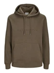 Jack & Jones Sweatshirt JJEStar Dunkelgrün/Khaki/Grau