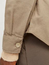 Jack & Jones Langarmhemd JJEDARREN greige