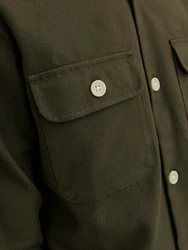 Jack & Jones Langarmhemd JJEDARREN Dunkelgrün/Grün/Khaki