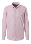H.I.S Langarmhemd Regular Fit mit Haifischkragen Rosa/Rot/Lila