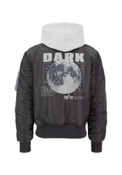 Alpha Industries Bomberjacke MA-1 VF Hood Dunkelgrau/Grau/Hellgrau/Schwarz