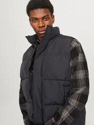 Jack & Jones Weste Bradley Schwarz/Dunkelblau/Blau