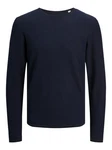 Jack & Jones Rundhalspullover JJECooper Knit Crew Neck Dunkelblau