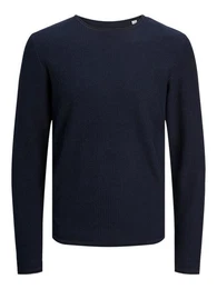 Rundhalspullover JJECOOPER KNIT CREW NECK NOOS in Strick Optik