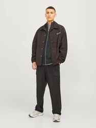 Jack & Jones Strickjacke 'JJELewis' dunkelgrau