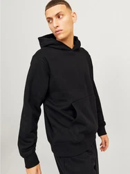 Jack & Jones Kapuzensweatshirt JJEURBAN EDGE SWEAT HOOD NOOS Schwarz/Dunkelgrau
