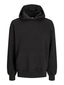 Jack & Jones Kapuzensweatshirt JJEURBAN EDGE SWEAT HOOD NOOS Schwarz/Dunkelgrau