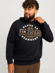 Jack & Jones PlusSize Hoodie Sweat Hood JJELOGO Schwarz/Dunkelblau/Blau/Hellblau