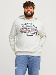 Jack & Jones PlusSize Hoodie Sweat Hood JJELOGO Khaki/Neonfarben/Grau/Braun/Hellgrau