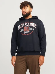 Hoodie JJELOGO SWEAT HOOD 2 COL 24/25 NOOS PLS mit Logo Frontprint