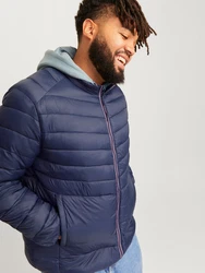 Jack & Jones Steppjacke JJESprint Dunkelblau/Blau/Hellblau