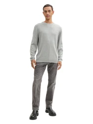 TOM TAILOR Straight-Jeans MARVIN Grau/Hellgrau