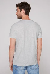 CAMP DAVID T-Shirt im 2er Pack mit Rundhals Grau/Hellgrau