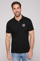 CAMP DAVID Poloshirt 'SO:UL' Schwarz/Grün/Grau