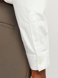 Jack & Jones Langarmhemd JPRBLABUSHWICK STANLEY Weiß/Creme