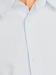 Jack & Jones Langarmhemd JPRBLABUSHWICK STANLEY Hellblau/Blau