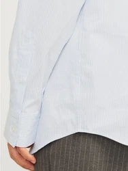 Jack & Jones Langarmhemd JPRBLABUSHWICK STANLEY Hellblau/Blau