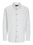 Jack & Jones Langarmhemd JPRBLABUSHWICK STANLEY Weiß/Creme
