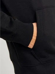 Jack & Jones Kapuzensweatshirt JCOOUTDOOR LOGO SWEAT HOOD SN Dunkelgrün/Schwarz
