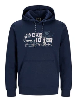 Jack & Jones Kapuzensweatshirt JCOOUTDOOR LOGO SWEAT HOOD SN