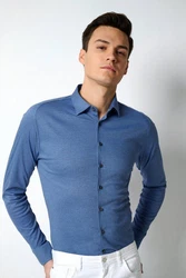 DESOTO Businesshemd Blau/Hellblau/Dunkelblau