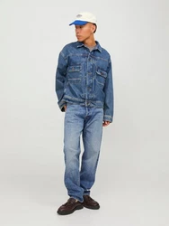 Jack & Jones Regular-fit Jeans JJMike Blau/Hellblau