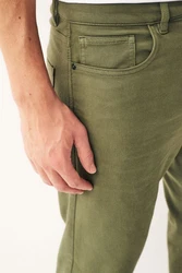 Next Motion Flex Stretch Jeans Slim Dunkelgrün/Grün/Khaki