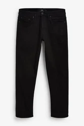 Next Straight Fit Motion Flex Jeans Schwarz