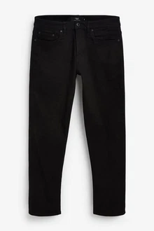 Next Straight Fit Motion Flex Jeans Schwarz