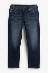 Next Straight Fit Motion Flex Jeans Dunkelblau/Hellblau/Blau
