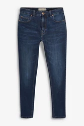 Next Essential Jeans Skinny Fit Blau/Dunkelblau