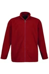 JP1880 Fleecejacke Outdoor Stehkragen Dunkelrot/Rot