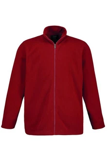 JP1880 Fleecejacke Outdoor Stehkragen Dunkelrot/Rot
