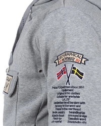 Geographical Norway Kapuzenpullover Herren Hoodie bagymclass grau